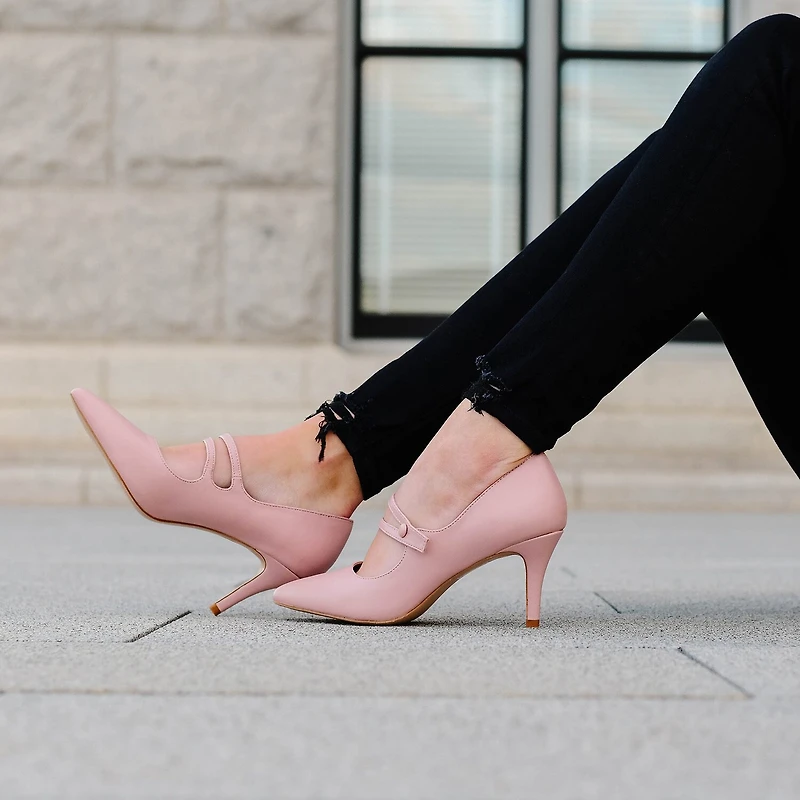 Journee Collection Sidney Womens Pointed Closed Toe Stiletto Heel Pumps