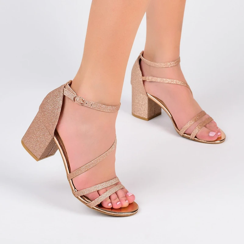 Journee Collection Womens Bella Heeled Sandals