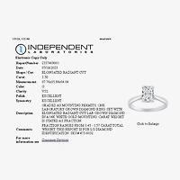 1 1/2 CT. Lab-Grown (G / VS2)  Diamond 14K Gold Radiant-Cut Solitaire Engagement Ring