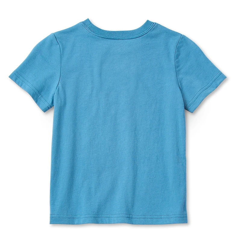 Okie Dokie Toddler & Little Boys Crew Neck Short Sleeve Regular Fit Graphic T-Shirt