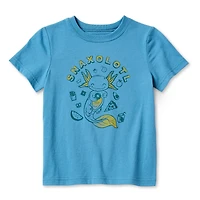 Okie Dokie Toddler & Little Boys Crew Neck Short Sleeve Regular Fit Graphic T-Shirt