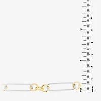 Silver Reflections Womens Pure Silver Over Brass 16 Inch Paperclip Chain Necklace