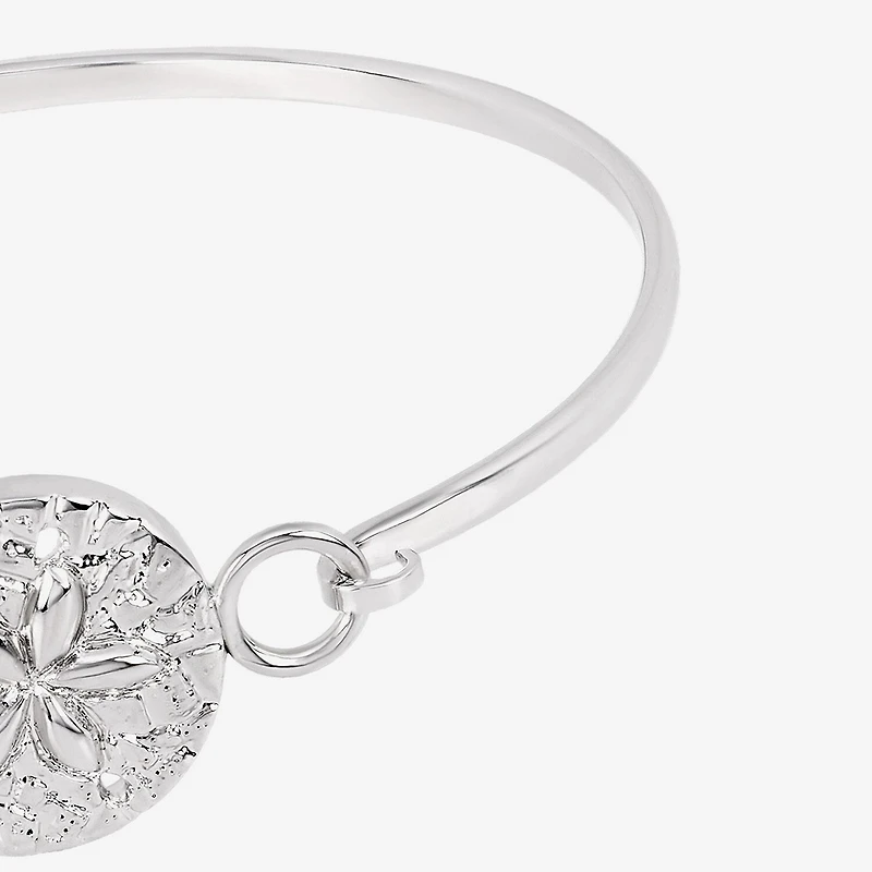 Silver Reflections Womens Pure Silver Over Brass Bangle Bracelet