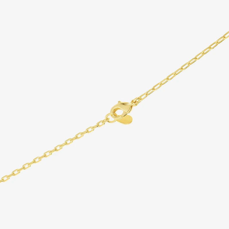 Silver Reflections Womens 14K Gold Over Brass 16 Inch Strand Necklace