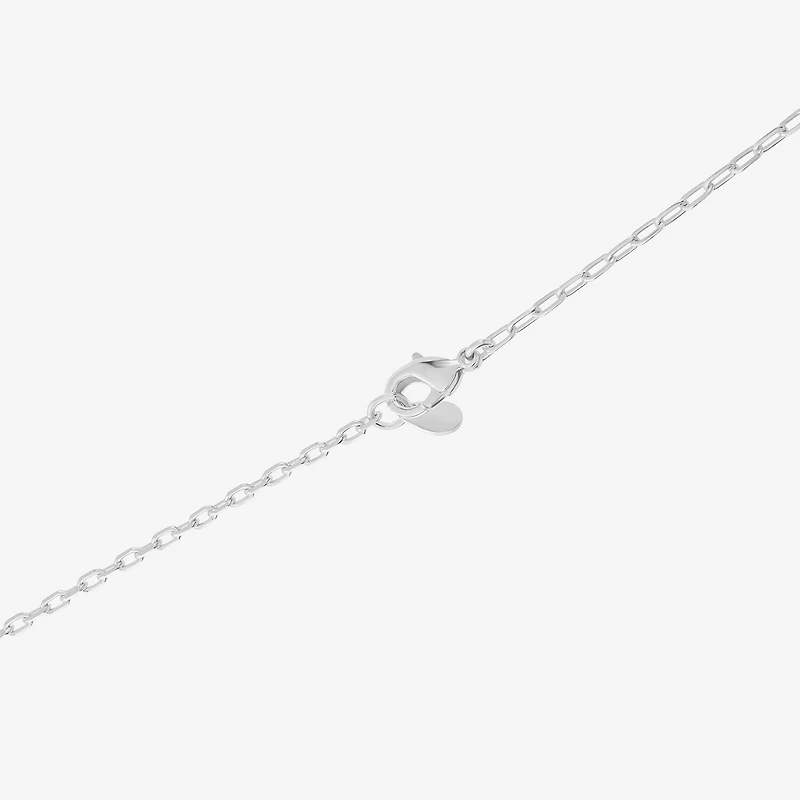 Silver Reflections Womens Pure Silver Over Brass 16 Inch Strand Necklace