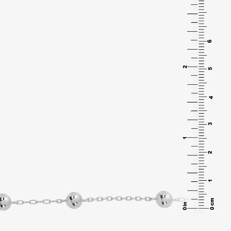 Silver Reflections Womens Pure Silver Over Brass 16 Inch Strand Necklace