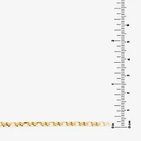 Silver Reflections Womens 14K Gold Over Brass 18 Inch Box Chain Necklace
