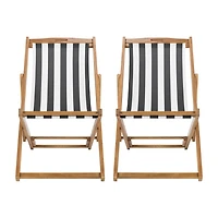 Safavieh Loren Foldable Sling Chair 2-pc.