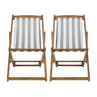 Safavieh Loren Foldable Sling Chair 2-pc. Sling Chair