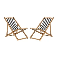 Safavieh Loren Foldable Sling Chair 2-pc.