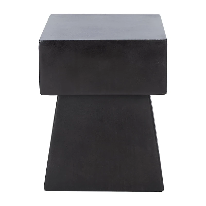 Safavieh Zen Patio Side Tables Weather Resistant Cement Side Table