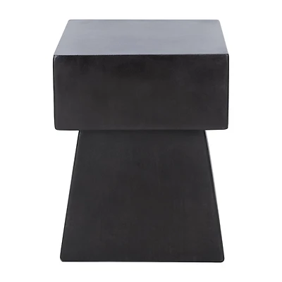 Safavieh Zen Patio Side Tables Weather Resistant Cement Side Table