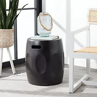 Safavieh Zuri Weather Resistant Cement Side Table