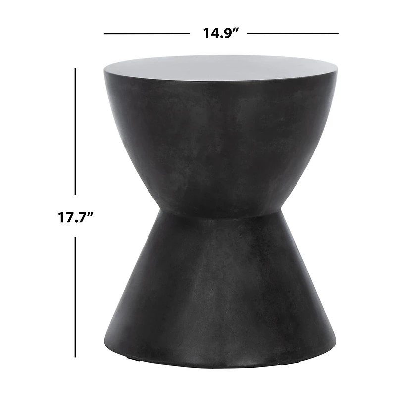 Safavieh Athena Weather Resistant Cement Side Table
