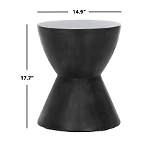 Safavieh Athena Weather Resistant Cement Side Table