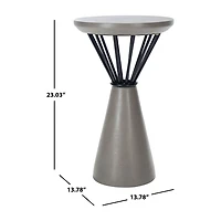 Safavieh Akiko Weather Resistant Cement Side Table