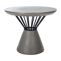 Safavieh Darien Weather Resistant Cement Side Table