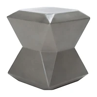 Safavieh Conan Weather Resistant Cement Side Table