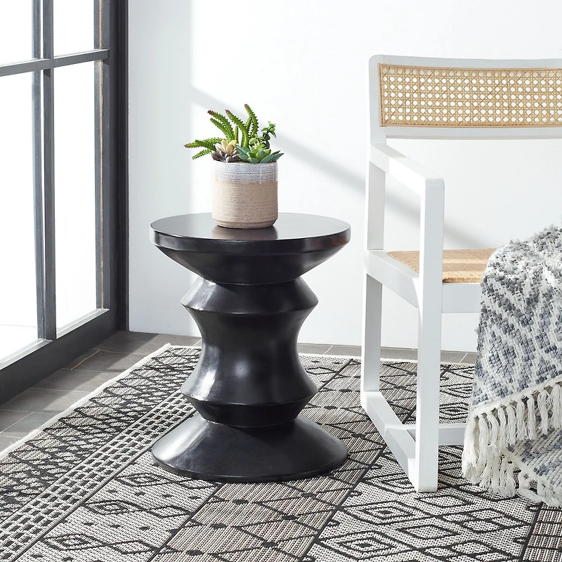 Safavieh Katara Weather Resistant Cement Side Table