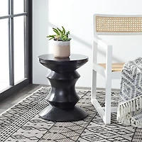 Safavieh Katara Weather Resistant Cement Side Table