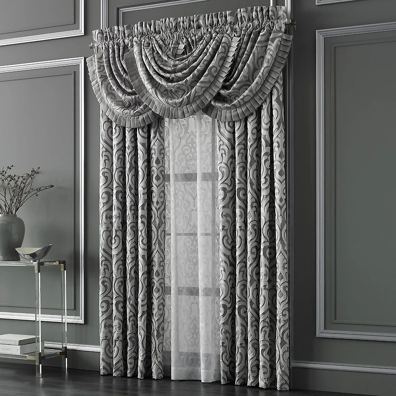 Queen Street Lafayette Rod Pocket Sheer Single Curtain Panel