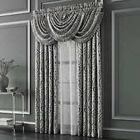 Queen Street Lafayette Rod Pocket Sheer Single Curtain Panel