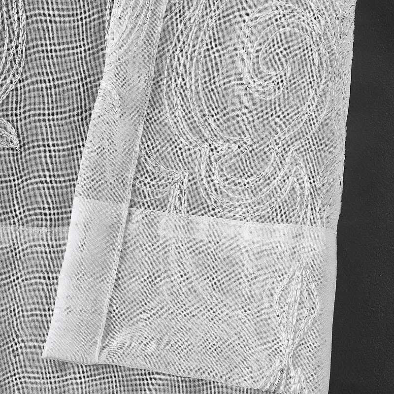 Queen Street Lafayette Rod Pocket Sheer Single Curtain Panel