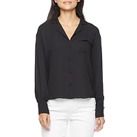Worthington Womens Tall Cuffed Long Sleeve Regular Fit Button-Down Shirt