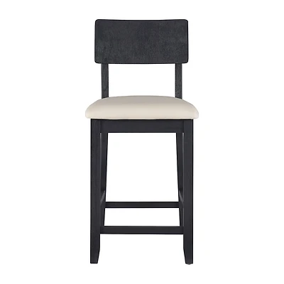Linon Juniper Counter Height Upholstered Bar Stool