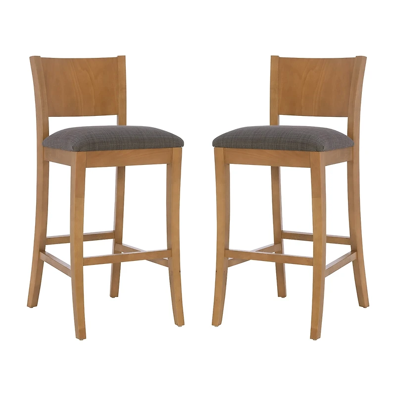 Linon Rossman 2-pc. Upholstered Bar Stool
