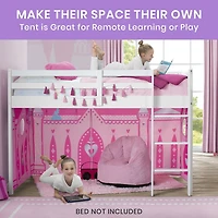 Disney Princess Tent for Twin Loft Bed - Bed Sold Separately