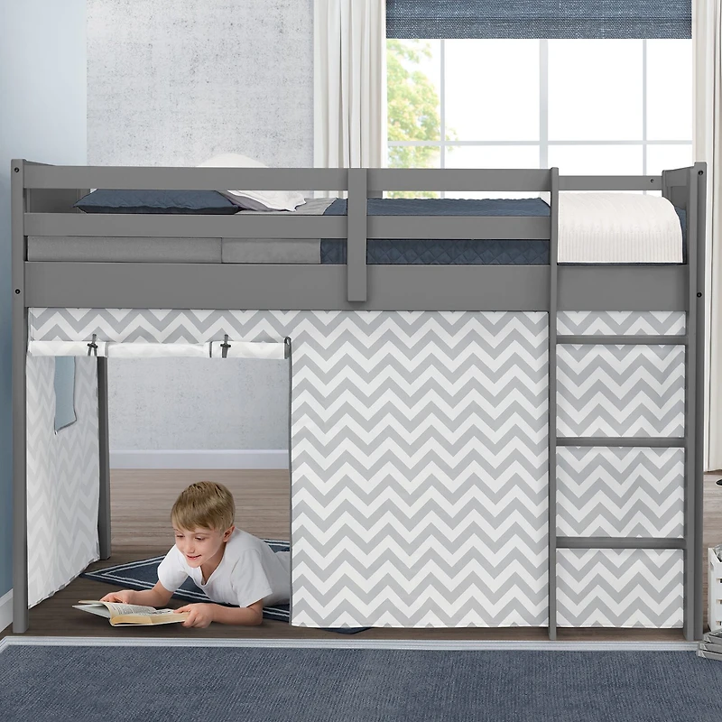 Chevron Tent for Twin Loft Bed - Bed Sold Separately