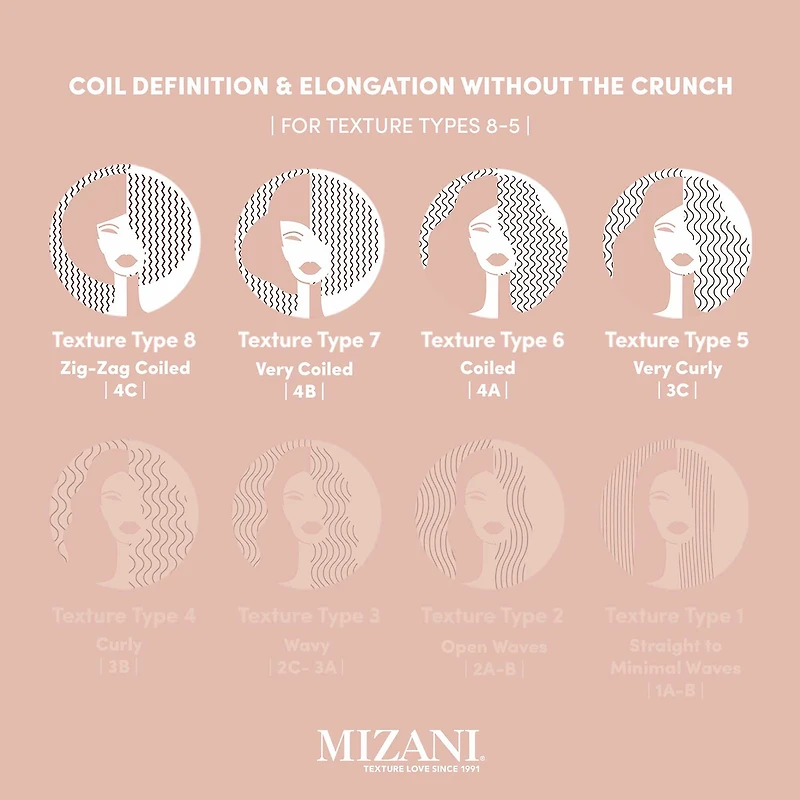 Mizani Curl Stretching Hair Cream 8 oz.