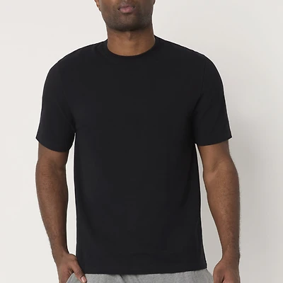 Stafford Super Soft Mens Crew Neck Short Sleeve Pajama Top