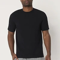 Stafford Super Soft Mens Crew Neck Short Sleeve Pajama Top
