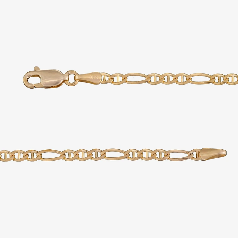 Made in Italy Unisex Adult 14K Gold 20 Inch Link Chain Necklace