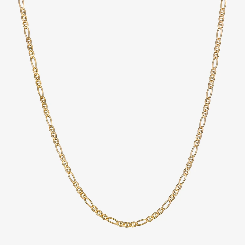 Made in Italy Unisex Adult 14K Gold 20 Inch Link Chain Necklace