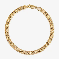 Made in Italy Unisex Adult 14K Gold 24 Inch Cuban Chain Necklace