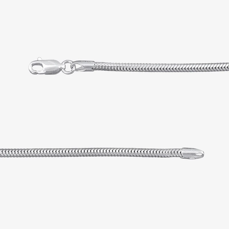 Made in Italy Womens Sterling Silver 20 Inch Snake Chain Necklace