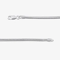Made in Italy Womens Sterling Silver 20 Inch Snake Chain Necklace