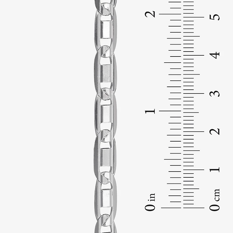 Made in Italy Unisex Adult Sterling Silver 22 Inch Valentino Chain Necklace