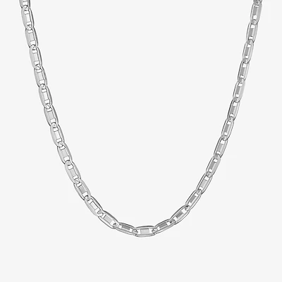 Made in Italy Unisex Adult Sterling Silver 22 Inch Valentino Chain Necklace