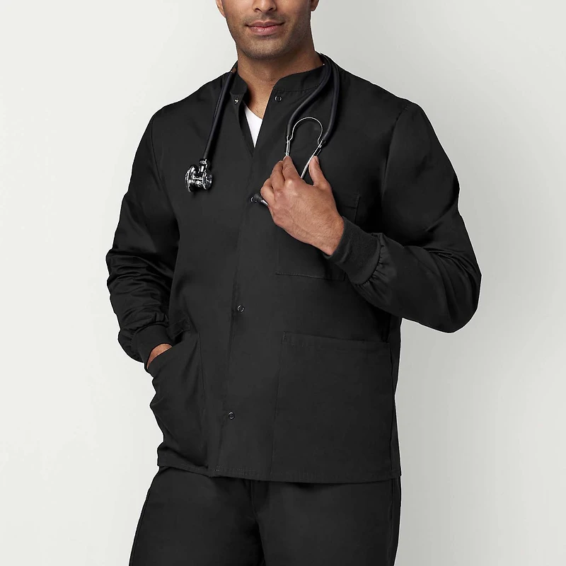 Fundamentals By White Swan 14780 3-Pocket Warm-Up Unisex Adult Scrub Jackets