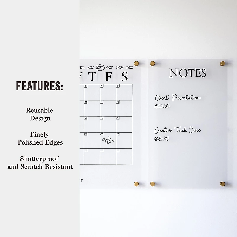 Martha Stewart Wall Calendar & Notes