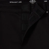 St. John's Bay Secretly Slender Womens Plus Mid Rise Adaptive Hidden Access Opening Straight Leg Jean