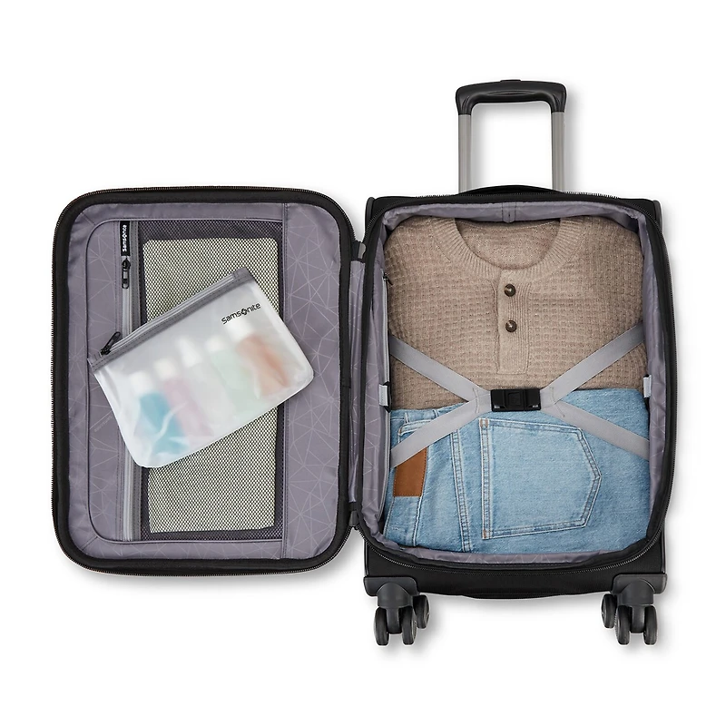 Samsonite Ascella 4.0 20 Inch Softside Expandable Carry-On Spinner Luggage