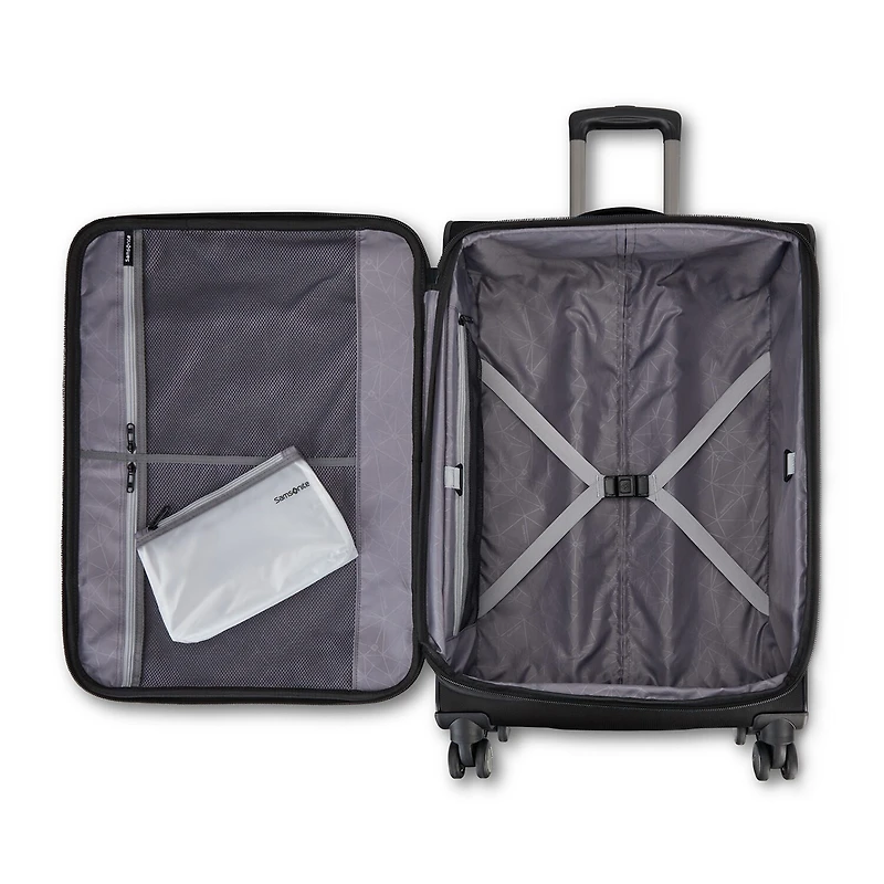 Samsonite Ascella 4.0 25 Inch Softside Expandable Checked Spinner Luggage