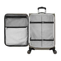 Total Travelware Charleston Inch Softside Expandable LIGHTWEIGHT Checked Spinner Luggage