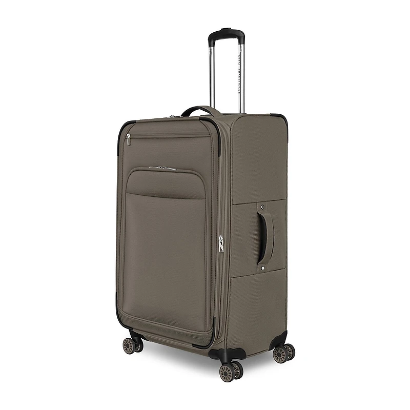 Total Travelware Charleston Inch Softside Expandable LIGHTWEIGHT Checked Spinner Luggage