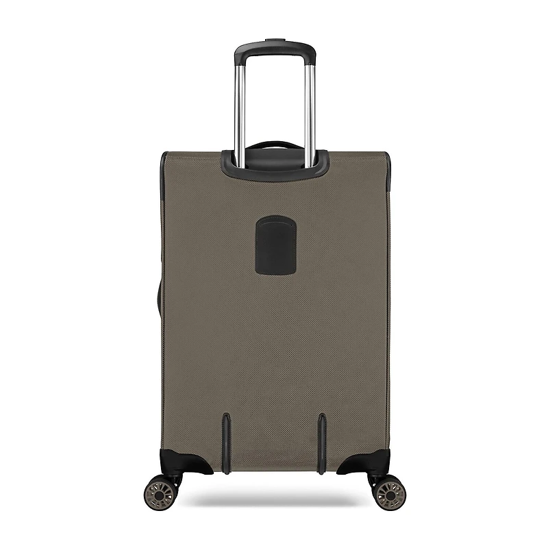 Total Travelware Charleston 25 Inch Softside Expandable LIGHTWEIGHT Checked Spinner Luggage